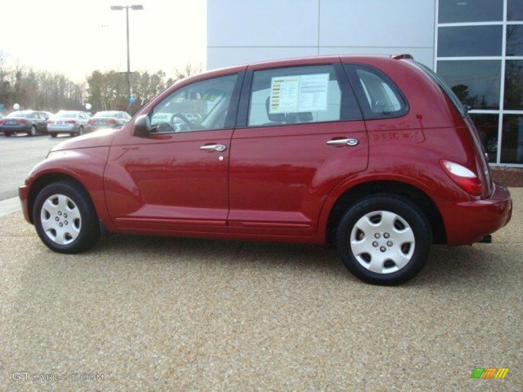 2007 PT Cruiser  - Inferno Red Crystal Pearl / Pastel Slate Gray photo #3