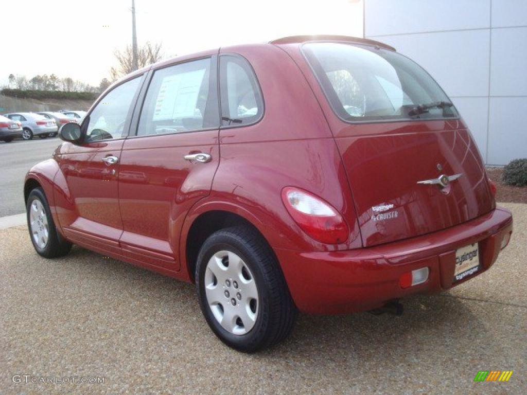 2007 PT Cruiser  - Inferno Red Crystal Pearl / Pastel Slate Gray photo #4