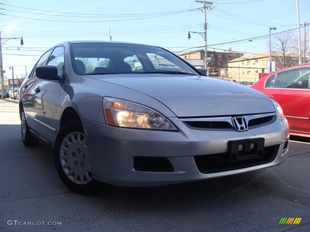 2006 Accord Value Package Sedan - Alabaster Silver Metallic / Gray photo #1