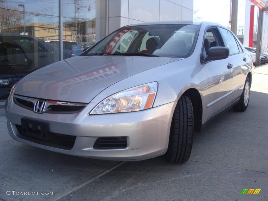 2006 Accord Value Package Sedan - Alabaster Silver Metallic / Gray photo #3