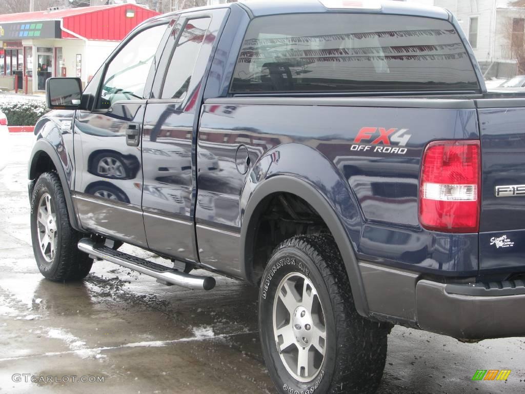 2004 F150 FX4 SuperCab 4x4 - True Blue Metallic / Dark Flint photo #2