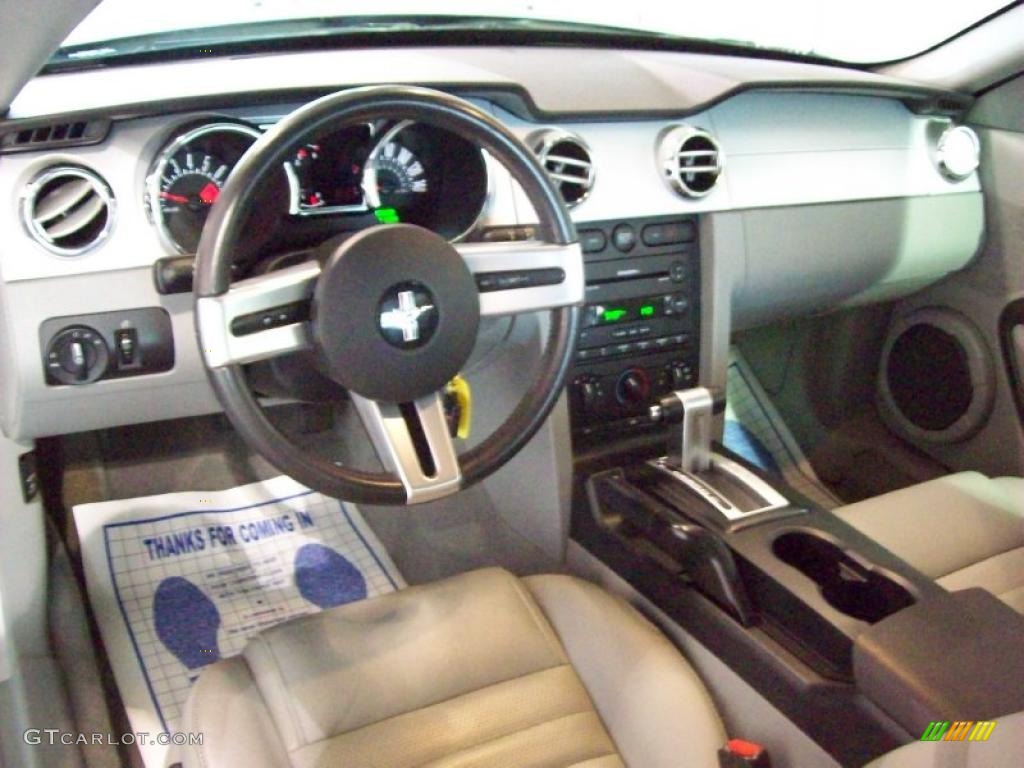2006 Mustang GT Premium Coupe - Satin Silver Metallic / Light Graphite photo #12