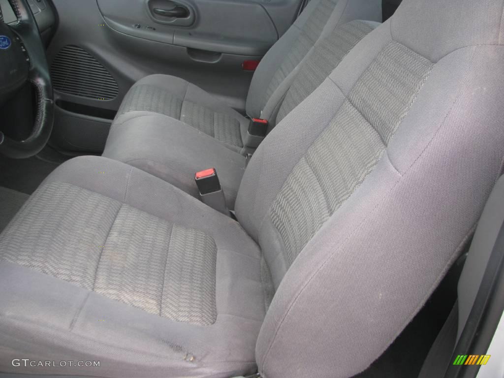 2003 F150 XLT Regular Cab Flareside 4x4 - Silver Metallic / Medium Graphite Grey photo #16