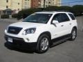 2008 Summit White GMC Acadia SLT AWD  photo #2