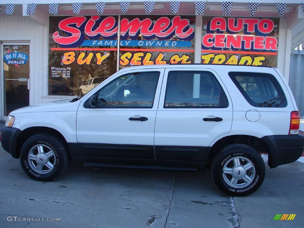 Oxford White Ford Escape