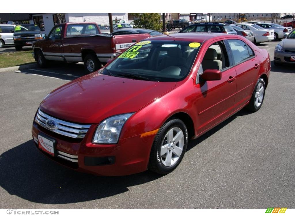 Redfire Metallic Ford Fusion