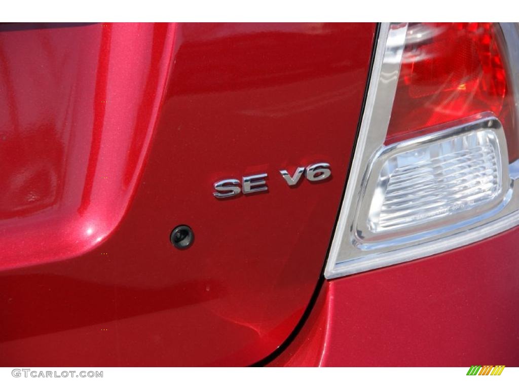 2008 Fusion SE V6 - Redfire Metallic / Camel photo #6