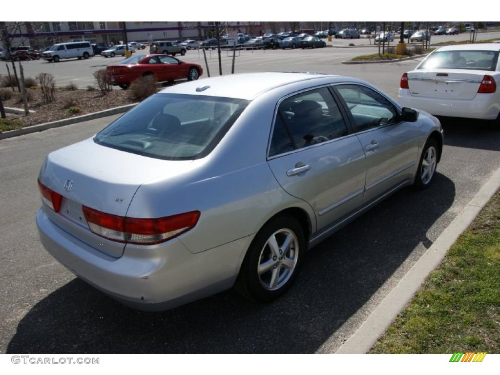 2004 Accord EX-L Sedan - Satin Silver Metallic / Gray photo #4