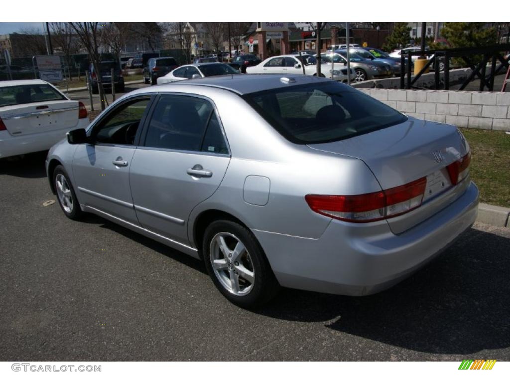 2004 Accord EX-L Sedan - Satin Silver Metallic / Gray photo #6