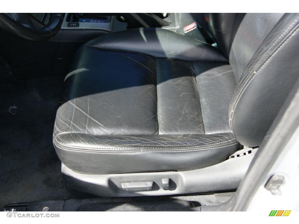 2004 Accord EX-L Sedan - Satin Silver Metallic / Gray photo #10