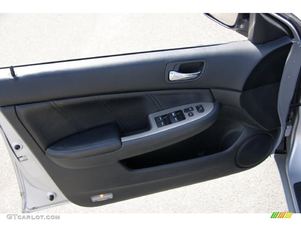 2004 Accord EX-L Sedan - Satin Silver Metallic / Gray photo #11