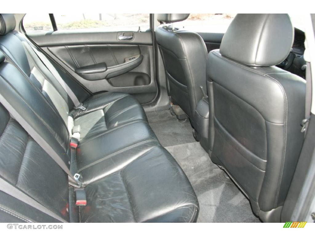 2004 Accord EX-L Sedan - Satin Silver Metallic / Gray photo #13