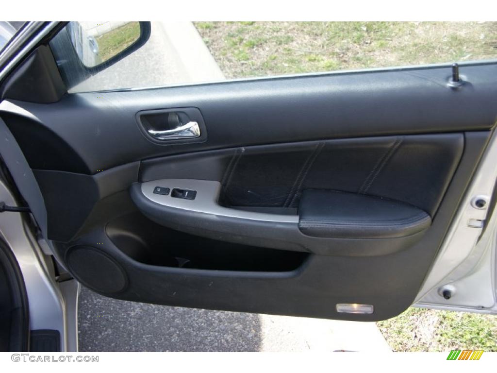 2004 Accord EX-L Sedan - Satin Silver Metallic / Gray photo #19