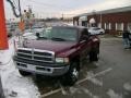 2001 Dark Garnet Red Pearl Dodge Ram 3500 SLT Club Cab 4x4 Dually  photo #5