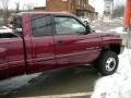 2001 Dark Garnet Red Pearl Dodge Ram 3500 SLT Club Cab 4x4 Dually  photo #23