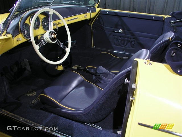 1957 356 Speedster Recreation - Yellow / Blue photo #6