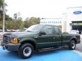 2000 Woodland Green Metallic Ford F250 Super Duty XL Extended Cab  photo #1