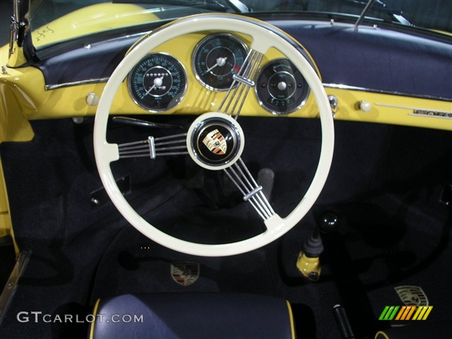 1957 356 Speedster Recreation - Yellow / Blue photo #7