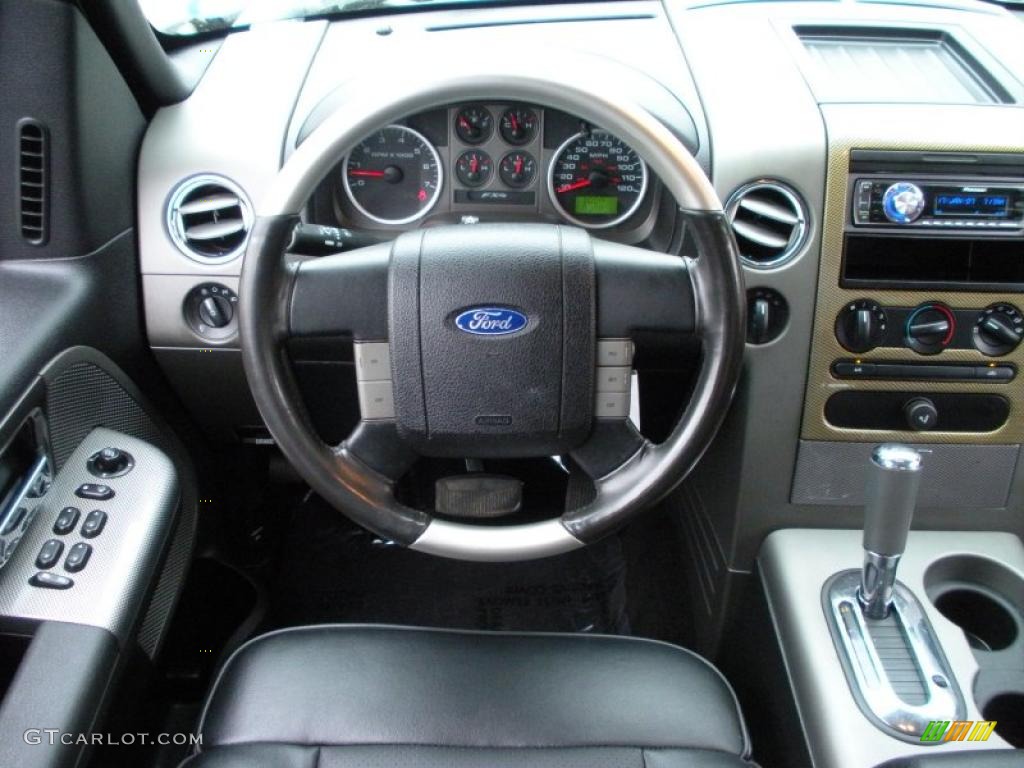 2005 F150 FX4 SuperCab 4x4 - Black / Black photo #20