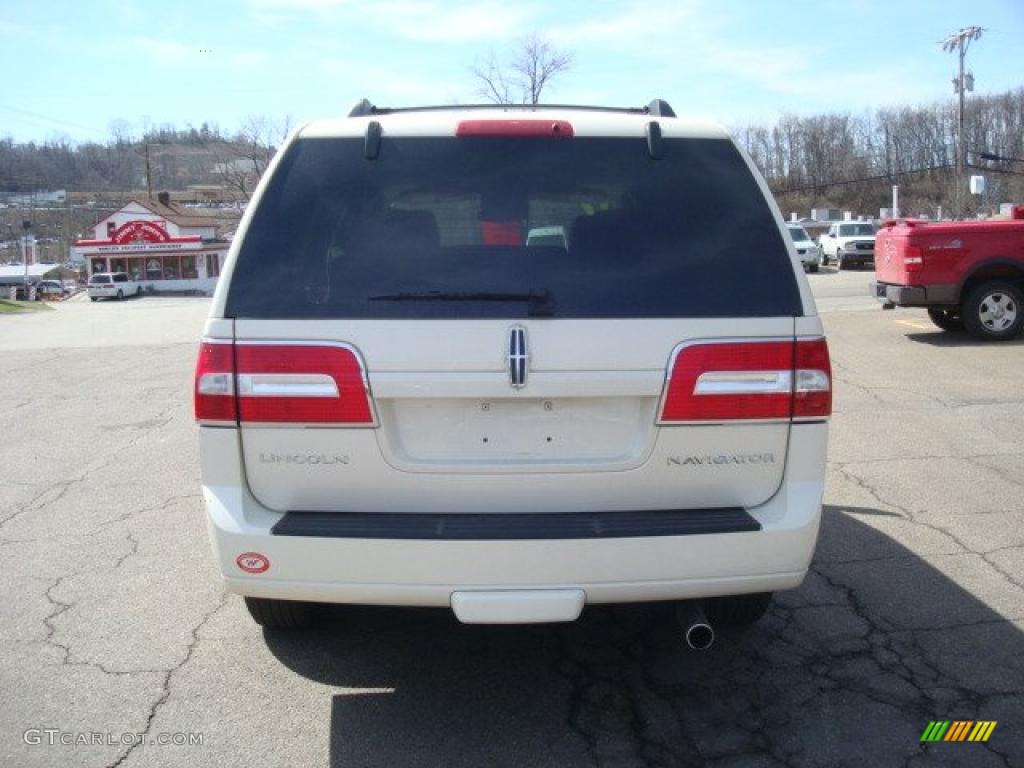 2007 Navigator Luxury 4x4 - White Chocolate Tri-Coat / Stone photo #3