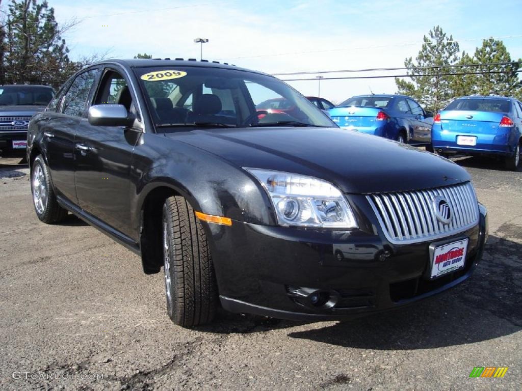 2009 Sable Premier Sedan - Tuxedo Black Metallic / Charcoal Black photo #7