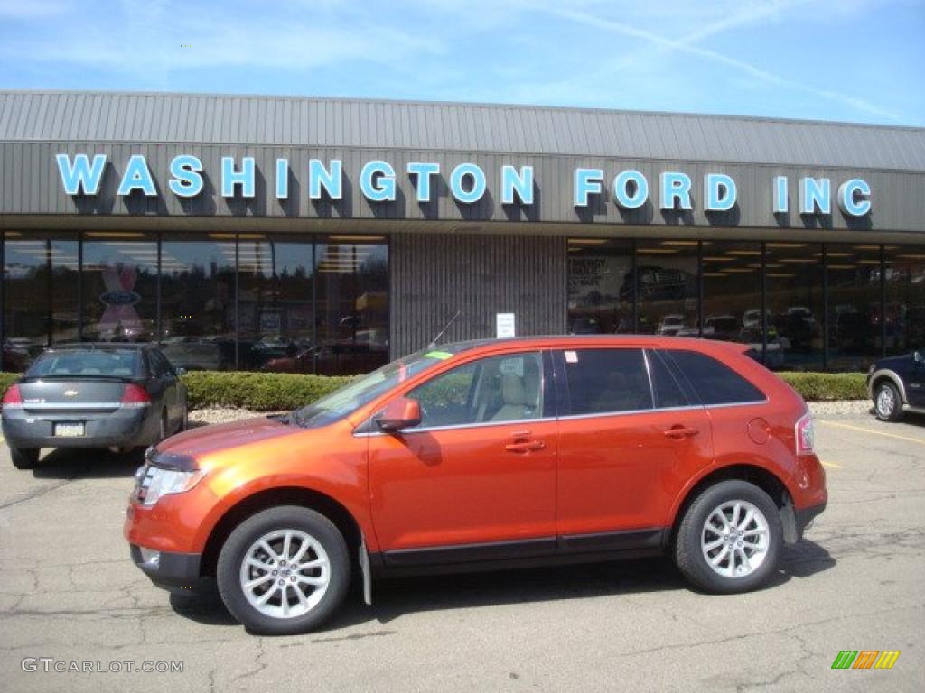 Blazing Copper Metallic Ford Edge