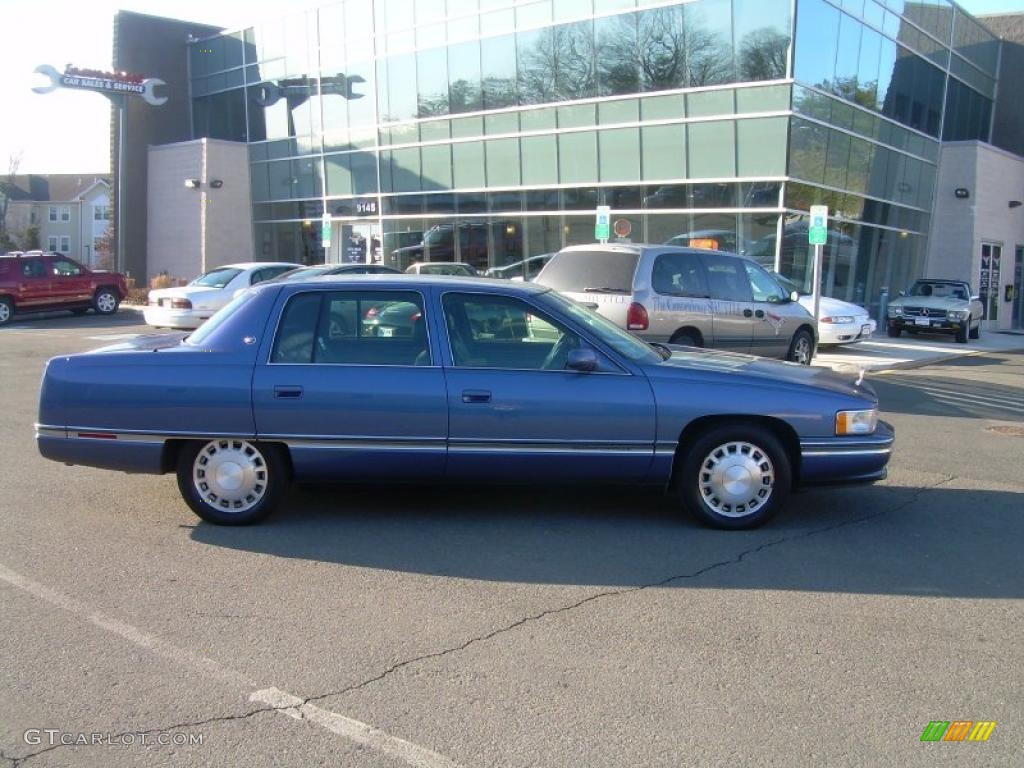 1996 DeVille Sedan - Medium Adriatic Blue Metallic / Blue photo #1