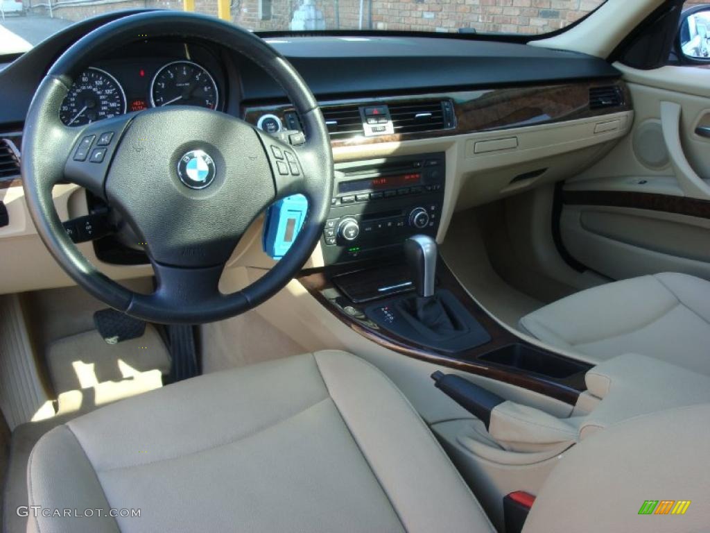 2007 3 Series 328i Sedan - Arctic Metallic / Beige photo #10