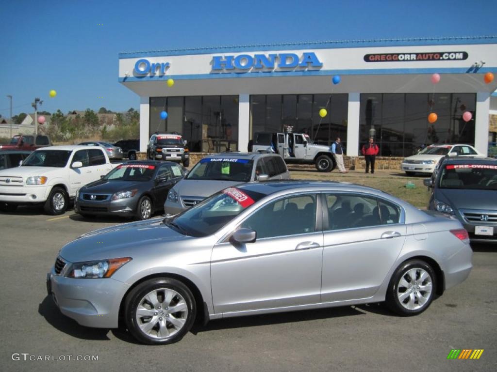 2008 Accord EX Sedan - Alabaster Silver Metallic / Gray photo #1