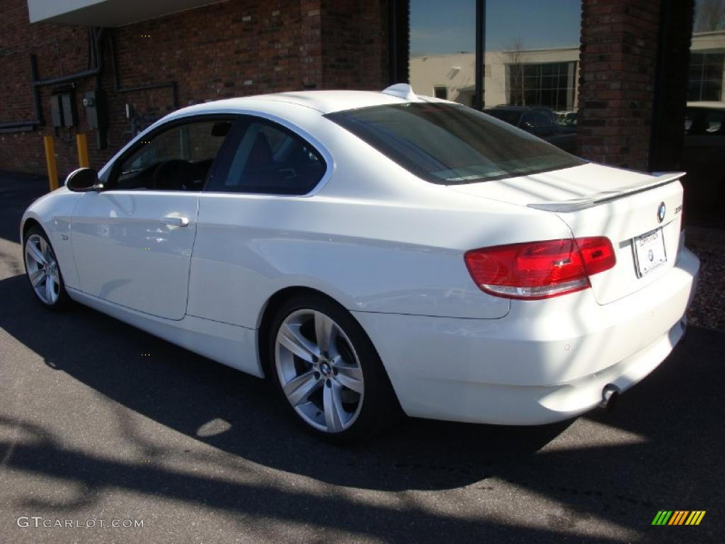 2007 3 Series 335i Coupe - Alpine White / Coral Red/Black photo #4