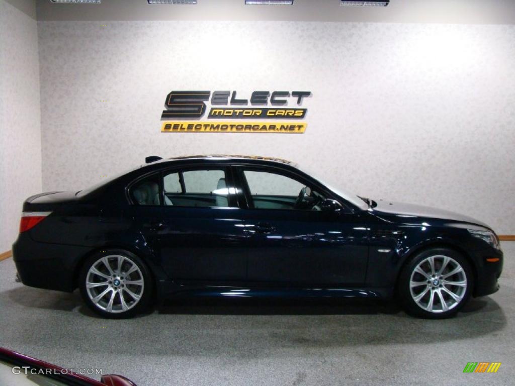 2008 M5 Sedan - Monaco Blue Metallic / Silverstone photo #4