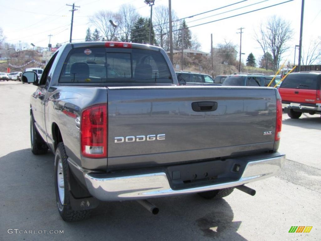 2003 Ram 1500 SLT Regular Cab 4x4 - Graphite Metallic / Dark Slate Gray photo #3