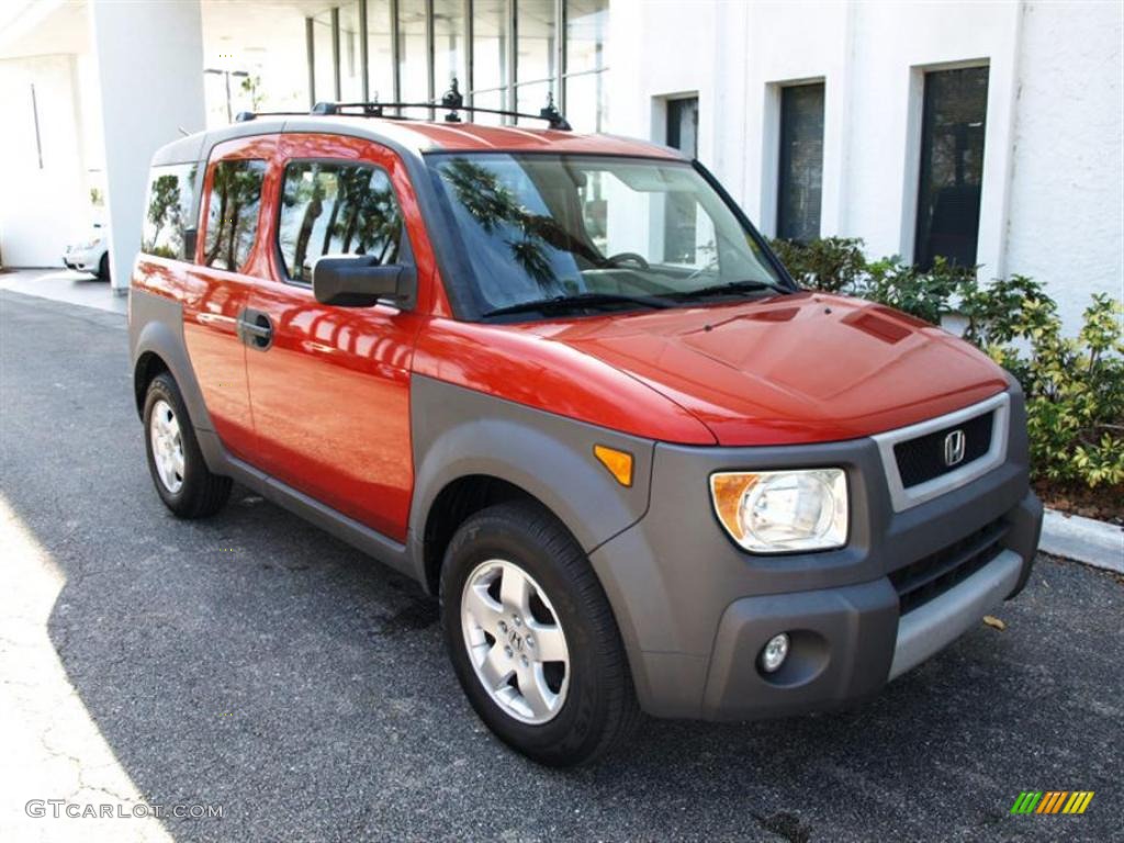 Sunset Orange Pearl Honda Element