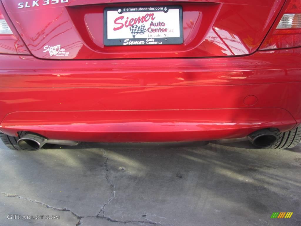 2005 SLK 350 Roadster - Mars Red / Black photo #22