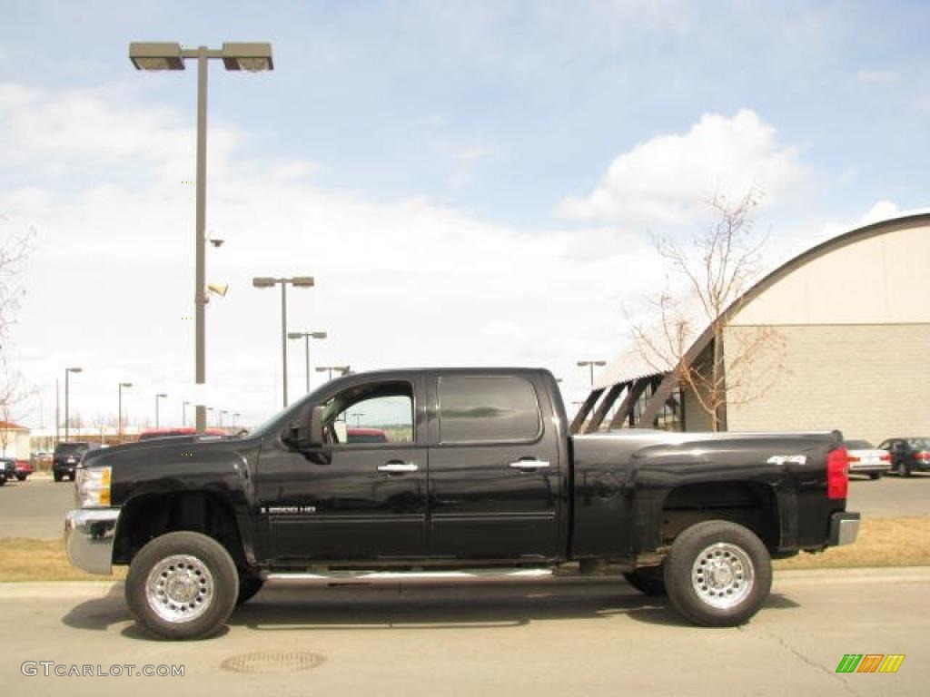 2009 Silverado 2500HD LT Crew Cab 4x4 - Black / Ebony photo #1