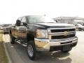 2009 Black Chevrolet Silverado 2500HD LT Crew Cab 4x4  photo #3