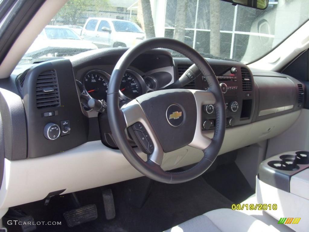 2009 Silverado 1500 LT Crew Cab 4x4 - Summit White / Dark Titanium photo #9