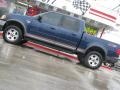 2002 True Blue Metallic Ford F150 XLT SuperCrew 4x4  photo #2