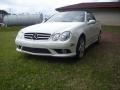 2007 Arctic White Mercedes-Benz CLK 550 Cabriolet  photo #3