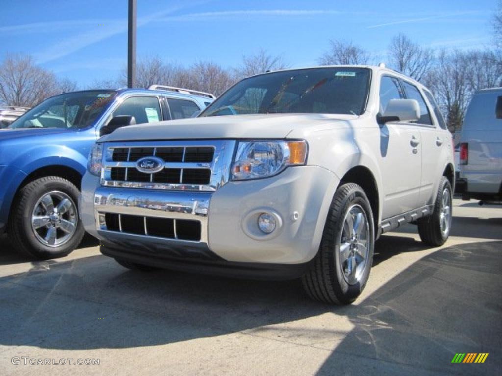2010 Escape Limited V6 4WD - White Suede / Charcoal Black photo #1