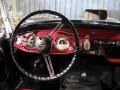 Red 1957 Austin-Healey 100-6 Convertible Steering Wheel