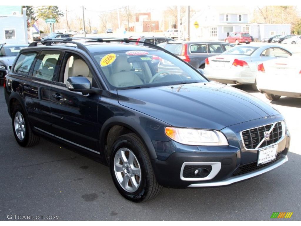 2008 XC70 AWD - Barents Blue Metallic / Sandstone Beige photo #2