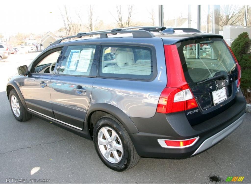 2008 XC70 AWD - Barents Blue Metallic / Sandstone Beige photo #7