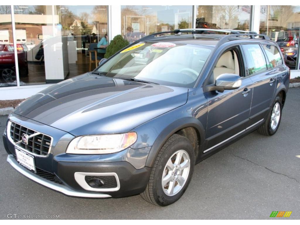 2008 XC70 AWD - Barents Blue Metallic / Sandstone Beige photo #9