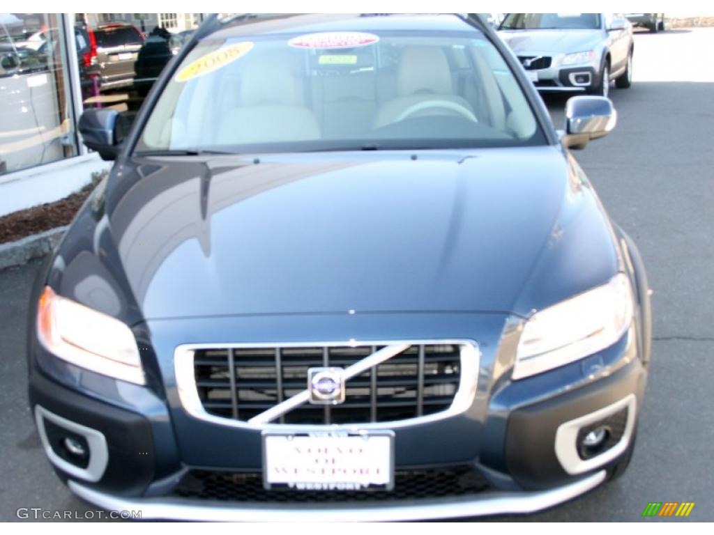 2008 XC70 AWD - Barents Blue Metallic / Sandstone Beige photo #10