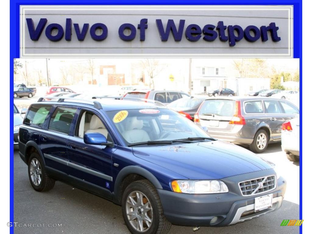 2006 XC70 AWD - Volvo Ocean Race Blue Metallic / Taupe photo #1