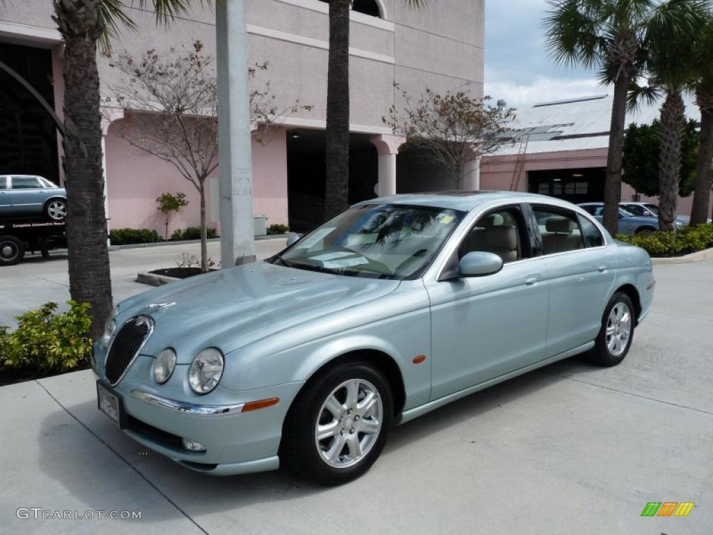 2003 S-Type 3.0 - Seafrost Metallic / Ivory photo #1