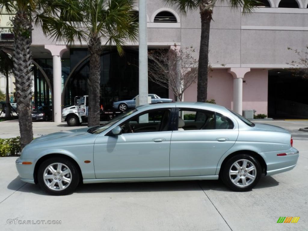 2003 S-Type 3.0 - Seafrost Metallic / Ivory photo #3