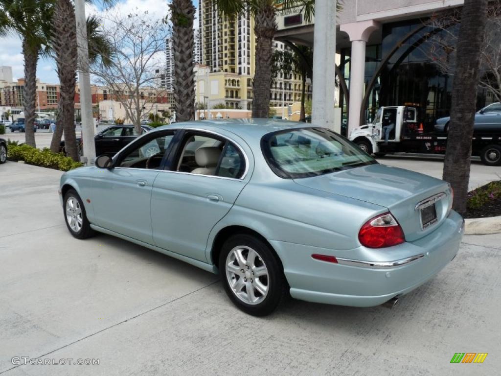 2003 S-Type 3.0 - Seafrost Metallic / Ivory photo #4
