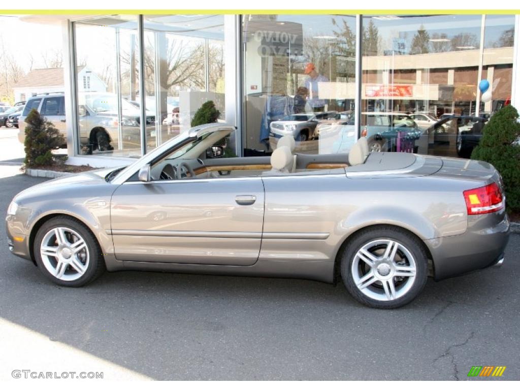 2008 A4 2.0T quattro Cabriolet - Alpaka Beige Metallic / Beige photo #8